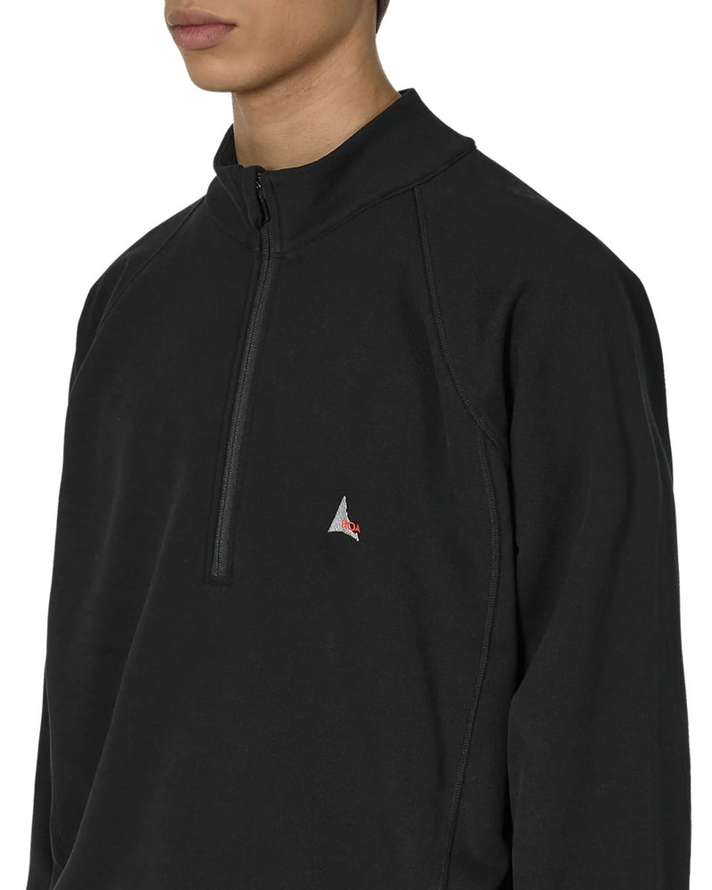 ROA Heavy Half Zip (Black)