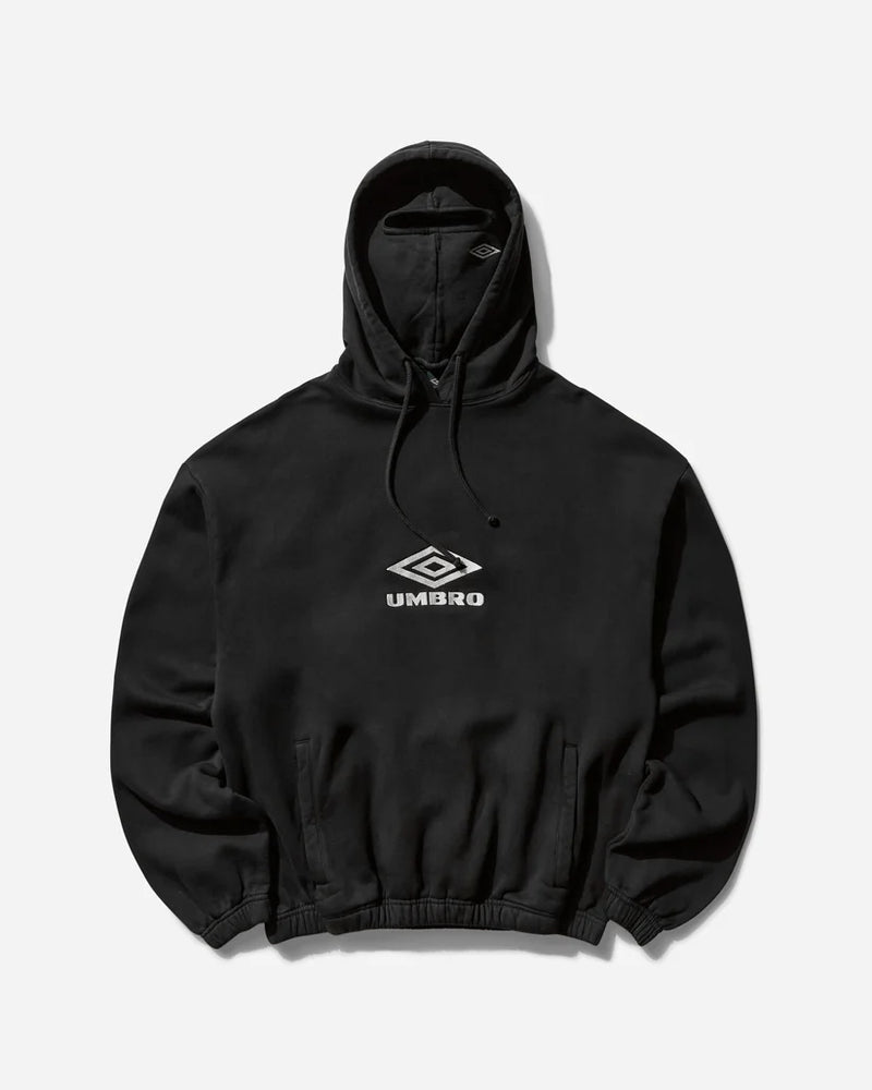 Umbro Og Logo Mask Hoodie (Washed Black)