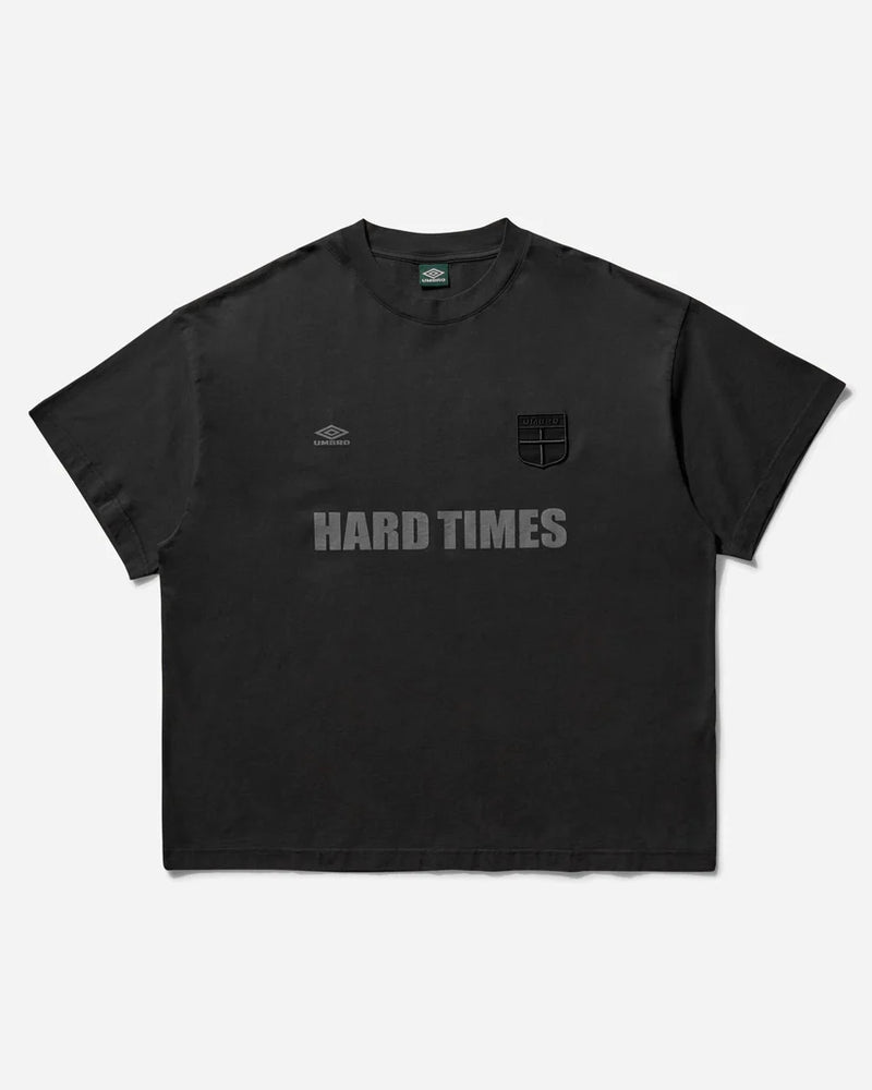 Umbro Hard Times T Shirt (Washed Black)