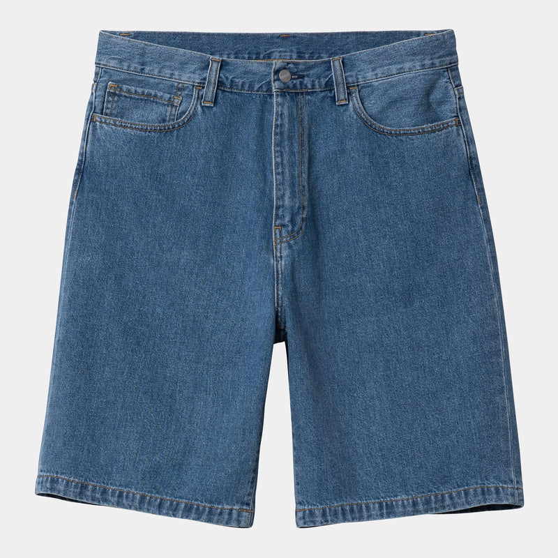 Carhartt WIP Landon Short 100% Cotton 'Robertson' Denim, 12 oz (Blue heavy stone wash)