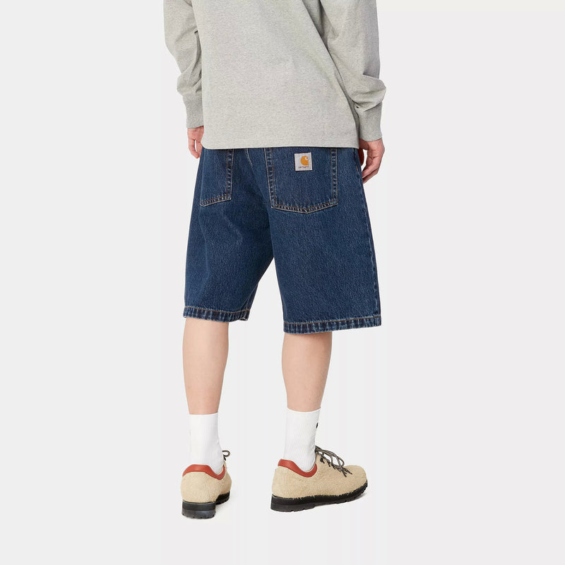 Carhartt WIP Brandon Short 100% Cotton 'Smith' Denim, 13.5 oz (Blue stone washed)