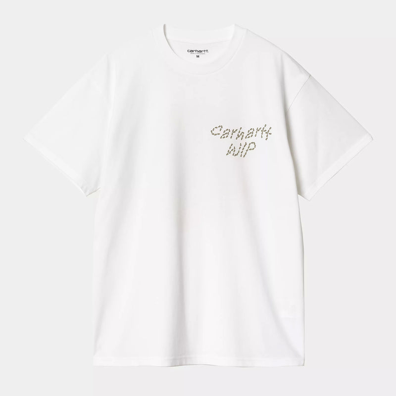 Carhartt WIP S/S Sunflower T-Shirt Organic Cotton Single Jersey, 175 g/m² (White)