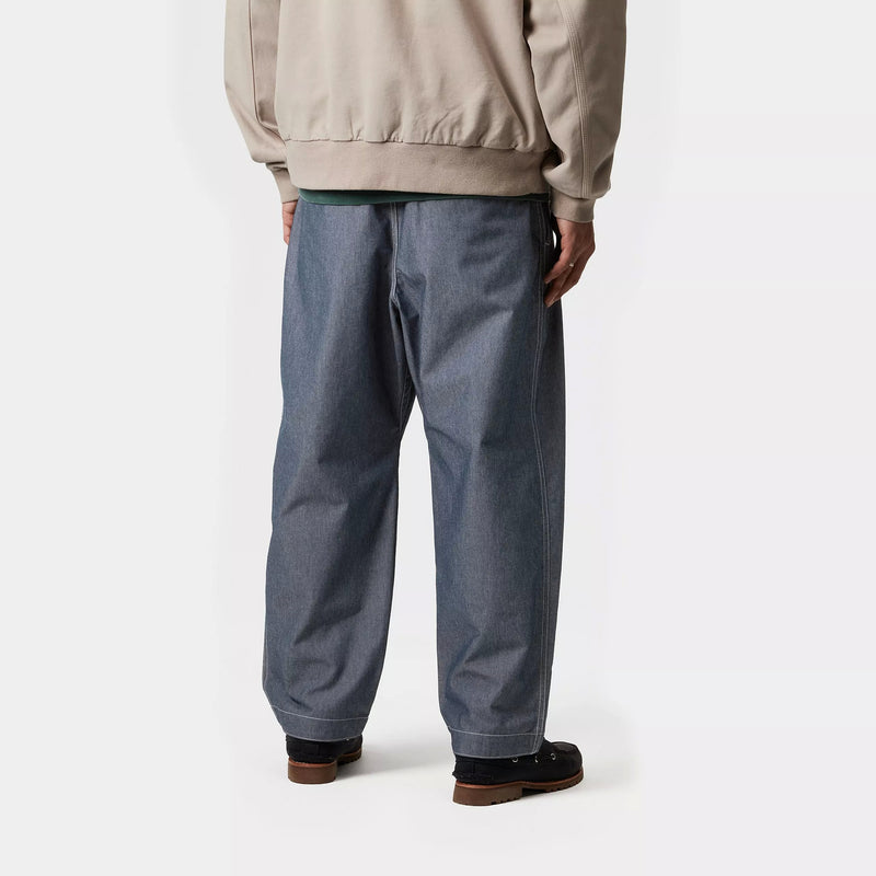 Carhartt WIP Blake Pant Polyester/Cotton Chambray, 2.06 oz (Blue rinsed)