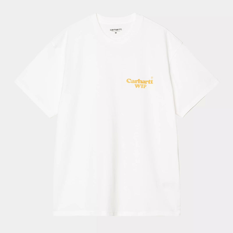 Carhartt WIP S/S Hartt Chain T-Shirt Organic Cotton Single Jersey, 175 g/m² (White)