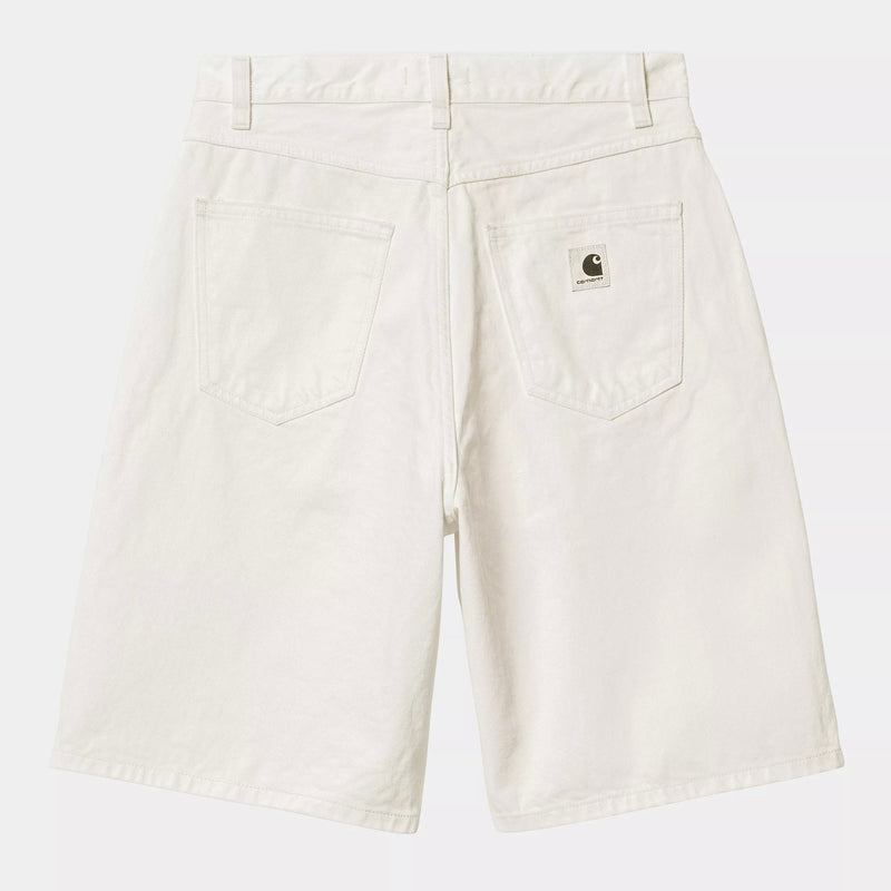 Carhartt WIP W' Brandon Short 100% Cotton 'Smith' Denim, 13.5 oz (White rinsed)