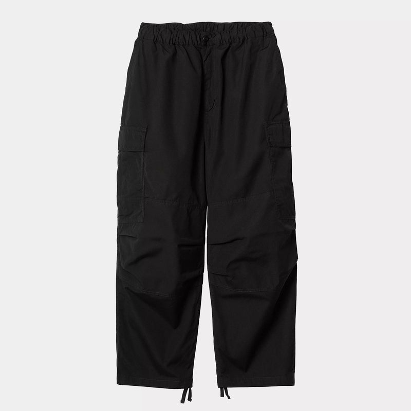 Carhartt WIP Jet Cargo Pant Cotton Columbia Ripstop, 6.5 oz (Black rinsed)