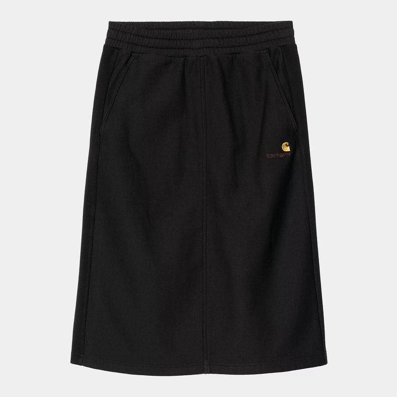 Carhartt WIP W' American Script Sweat Skirt (Black)