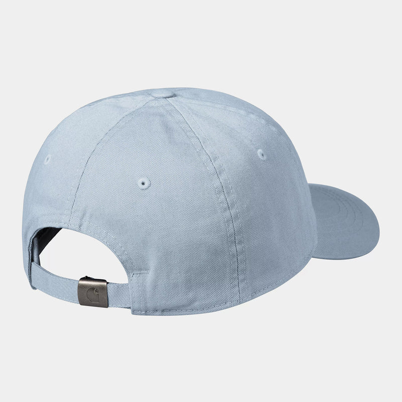 Carhartt WIP Madison Logo Cap (Cotton Twill, 8.8 oz Air Sky / White)