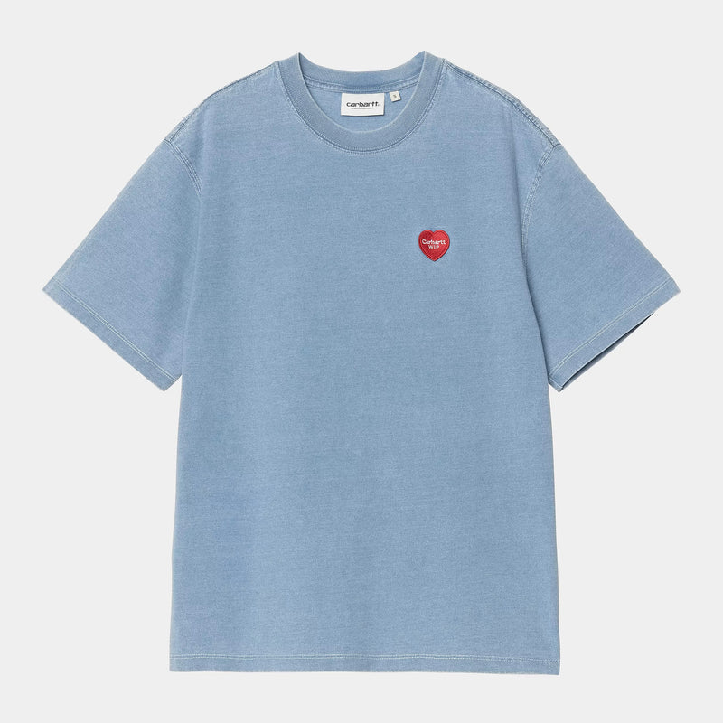 Carhartt WIP W' S/S Ingo T-Shirt Organic Cotton  (Light Blue Garment Dyed)