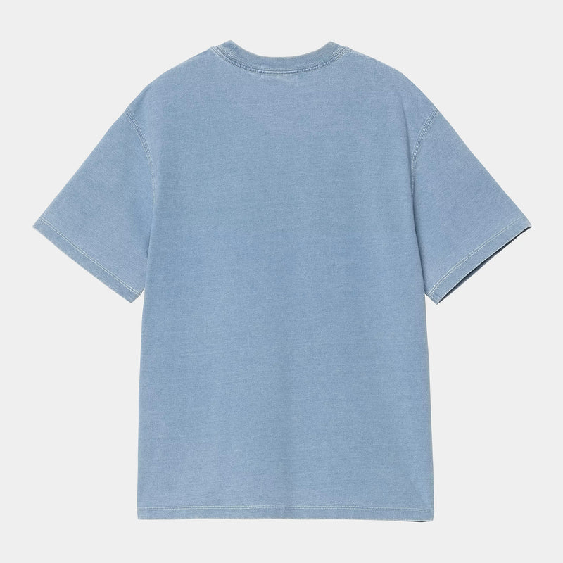 Carhartt WIP W' S/S Ingo T-Shirt Organic Cotton  (Light Blue Garment Dyed)