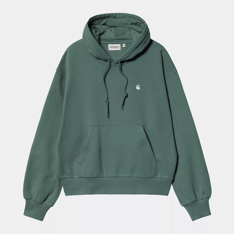 Carhartt WIP W' Hooded Casey Cotton Sweat, 420 g/m² (Silver Pine / Silver)