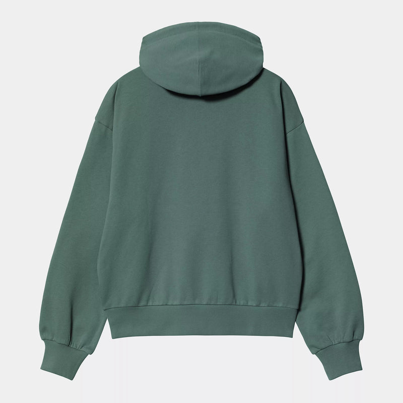 Carhartt WIP W' Hooded Casey Cotton Sweat, 420 g/m² (Silver Pine / Silver)