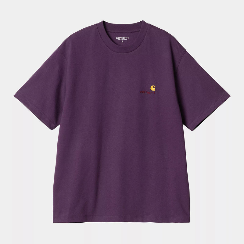 Carhartt WIP W' S/S American Script T-Shirt (Huckleberry)