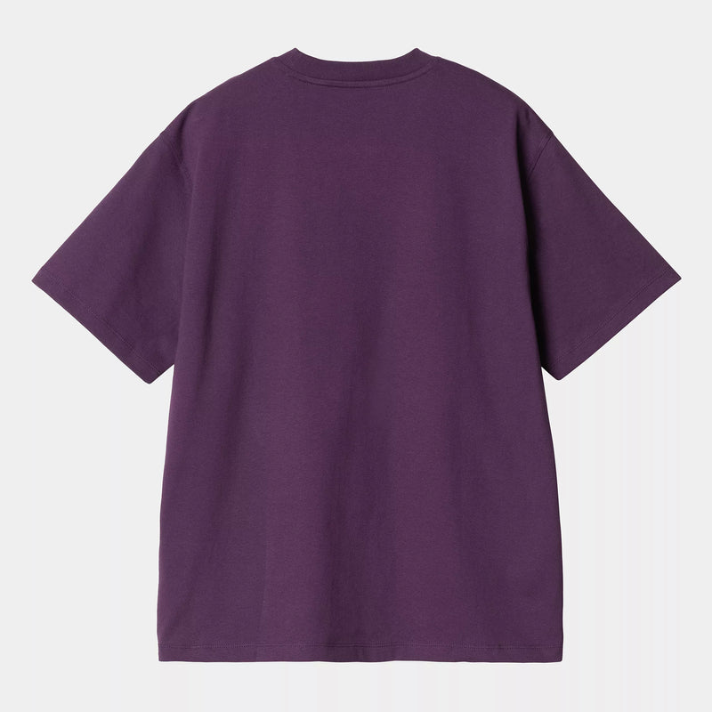 Carhartt WIP W' S/S American Script T-Shirt (Huckleberry)