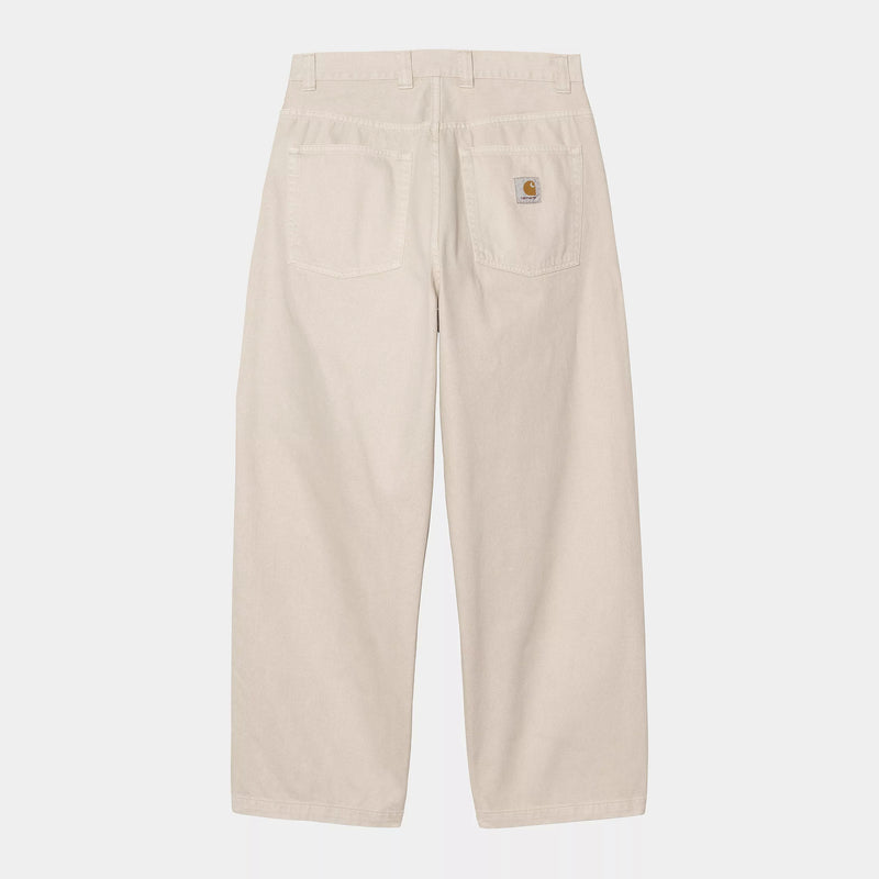 Carhartt WIP Brandon Pant Cotton Clark Twill, 10.5 oz (Fleur De Sel Stone Dyed)