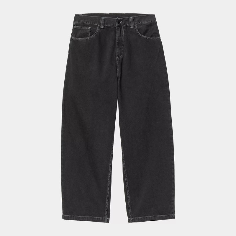 Carhartt WIP Brandon Pant Cotton Clark Twill, 10.5 oz (Black Stone Dyed)