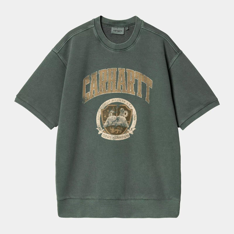 Carhartt WIP Library Sweat Cotton Sweat, 420 g/m² (Conifer Garment Dyed)