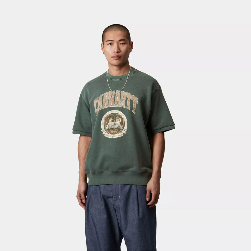 Carhartt WIP Library Sweat Cotton Sweat, 420 g/m² (Conifer Garment Dyed)