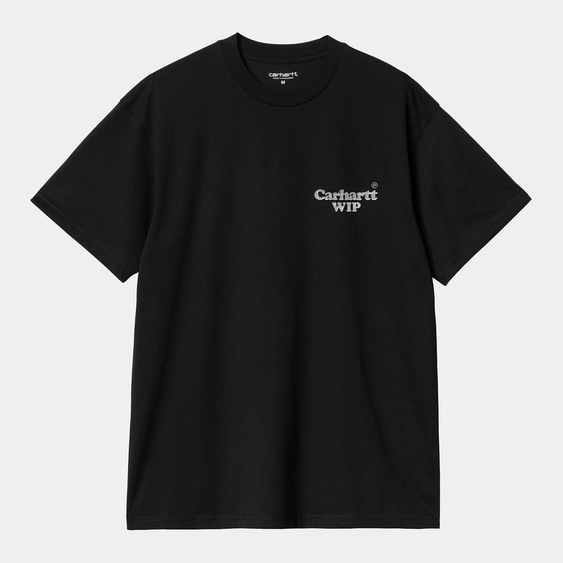 Carhartt WIP S/S Hartt Chain T-Shirt Organic Cotton Single Jersey, 175 g/m² (Black)