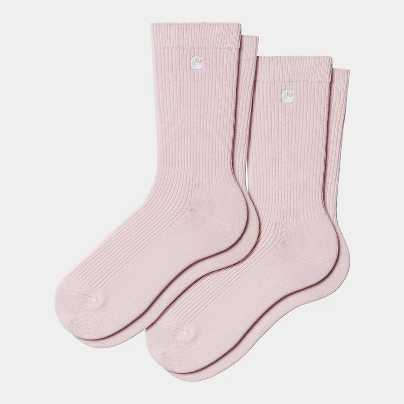 Carhartt WIP Madison Pack Socks Cotton/Polyester/Spandex (Air Pink / White+ Air Pink / White)