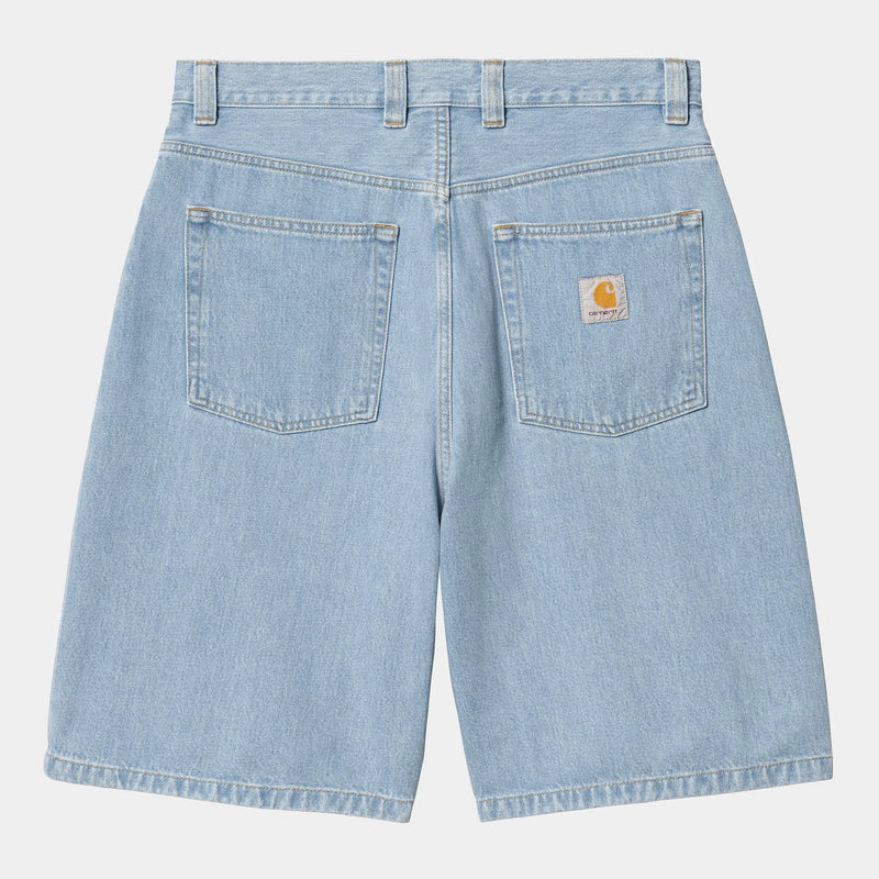 Carhartt WIP Brandon Short 100% Cotton 'Smith' Denim, 13.5 oz (Blue heavy stone bleached)