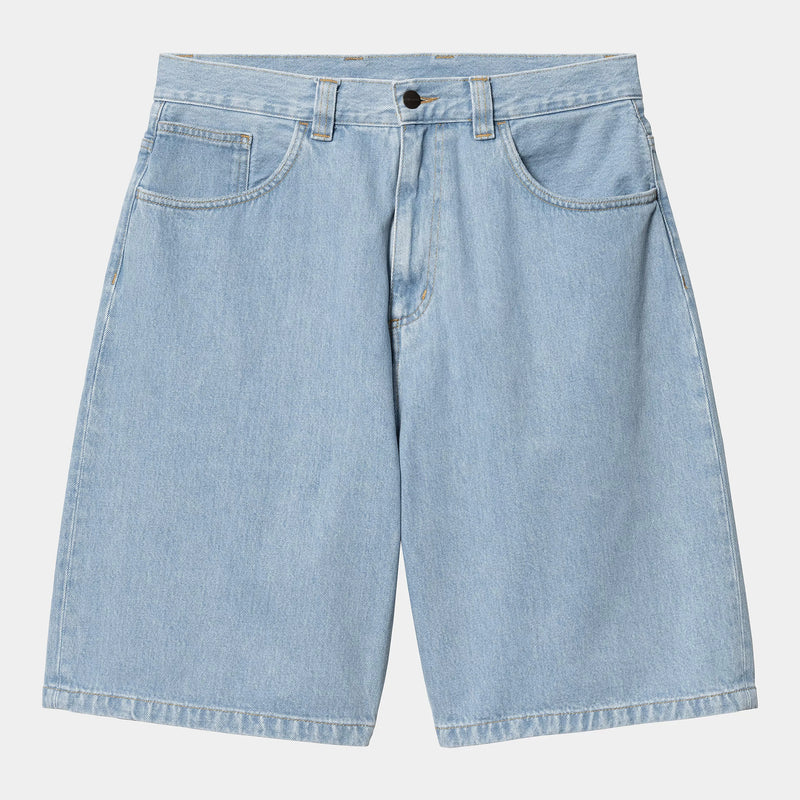 Carhartt WIP Brandon Short 100% Cotton 'Smith' Denim, 13.5 oz (Blue heavy stone bleached)