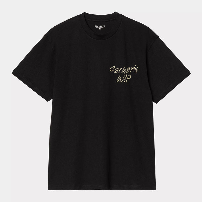 Carhartt WIP S/S Sunflower T-Shirt Organic Cotton Single Jersey, 175 g/m² (Black)