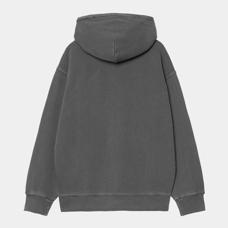 Carhartt WIP Hooded Nelson Sweat Cotton Sweat, 370 g/m² (Graphite garment dyed)