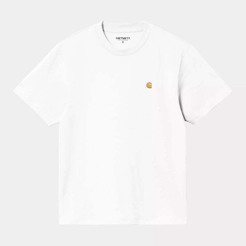 Carhartt WIP  W' Chase T-Shirt (White/Gold)