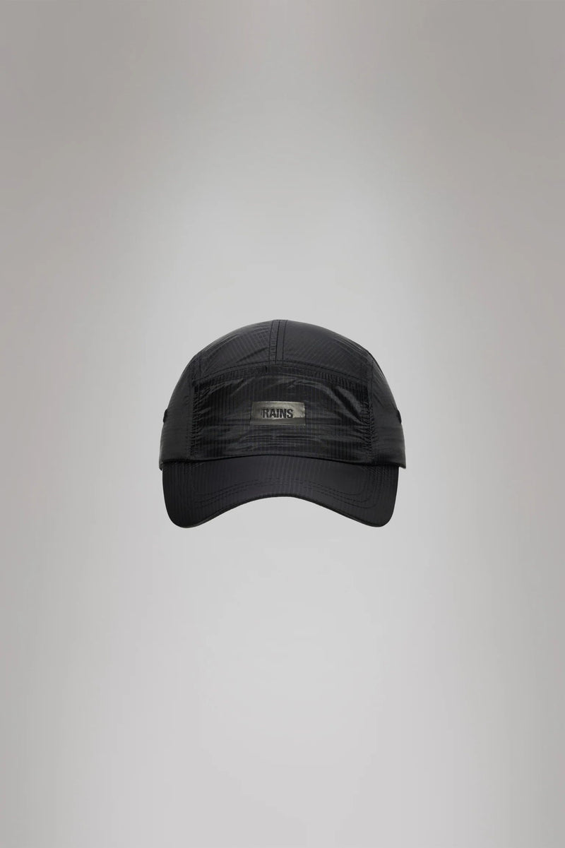 Rains 5 Panel Ripston Cap (Black)