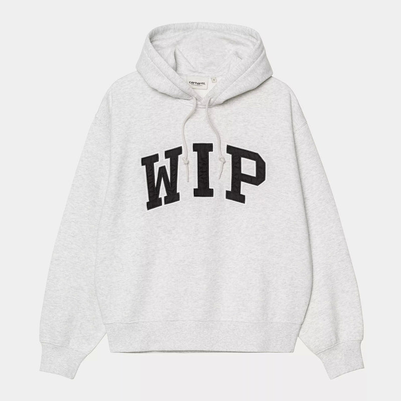 Carhartt WIP W' Hooded WIP Sweat Cotton/Polyester Sweat, 340 g/m² (Ash Heather)