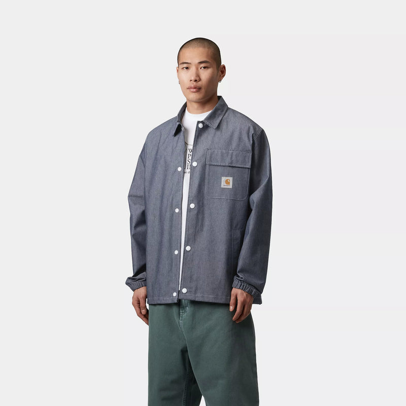 Carhartt WIP Blake Coach Jacket (Blue Rinsed)