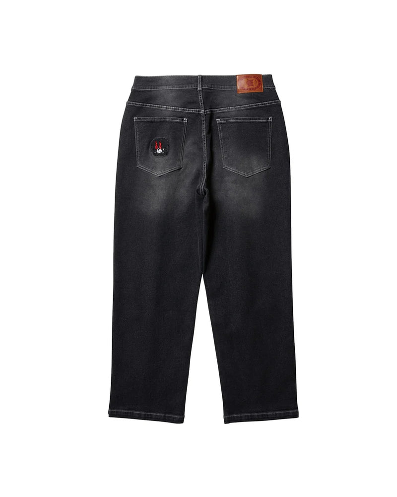 Evisen Eye Fire Jeans (Black)