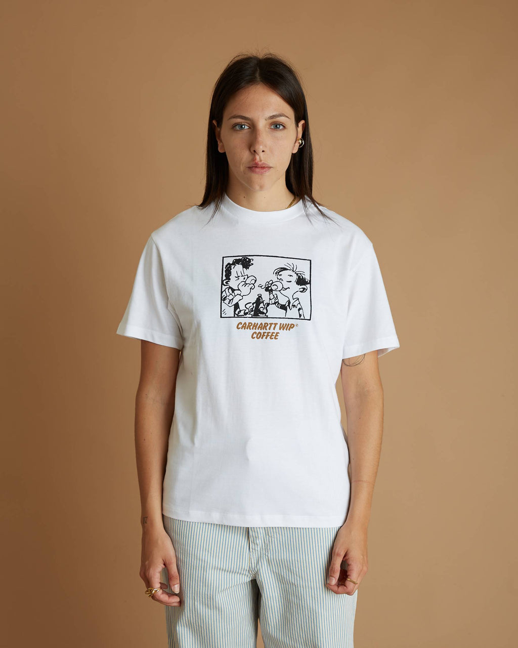 Carhartt WIP Coffee T-Shirt White