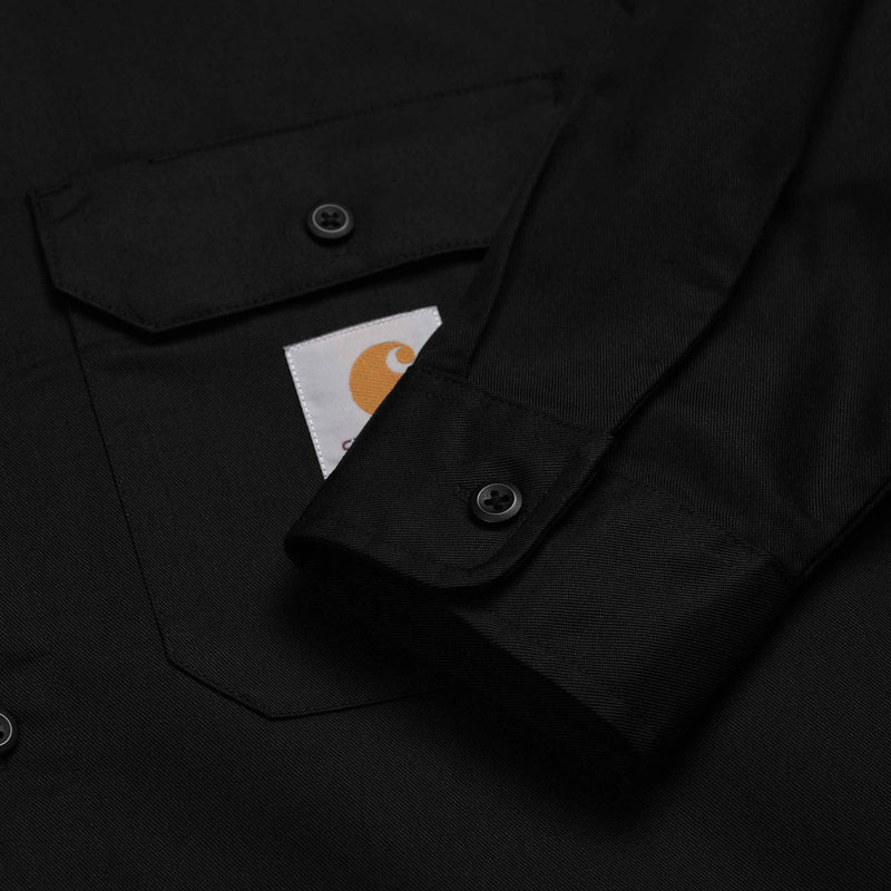 Carhartt WIP L/S Master Shirt (Black)