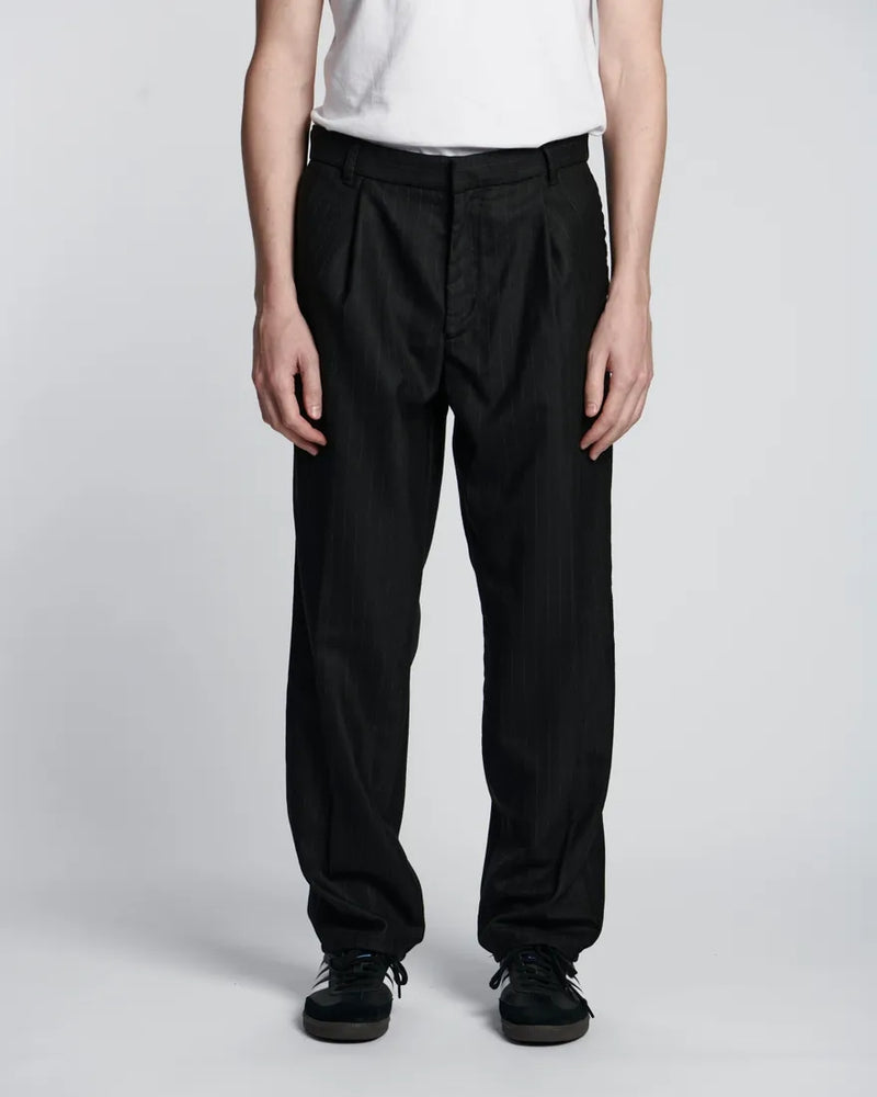 Edwin Zig Pant (Black/White Line)