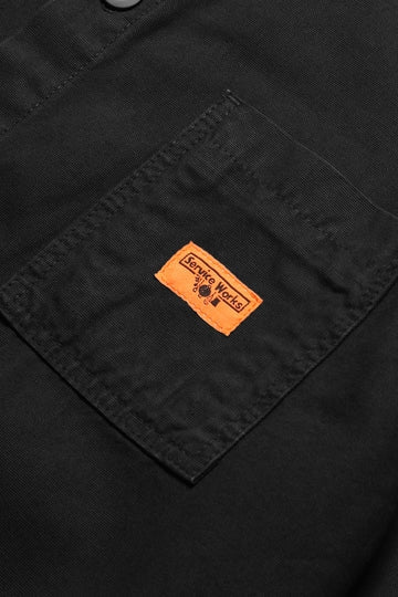 Service Works Canvas Coverall Jacket (Black)